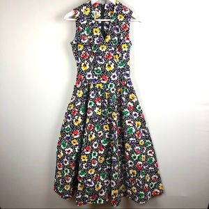 Robbie Bee Floral Multicolored Dress 4
